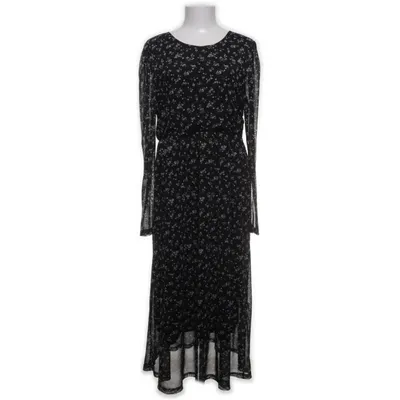 Maxi dress (Black, White) from Freequent Elastane, Recycled polyester