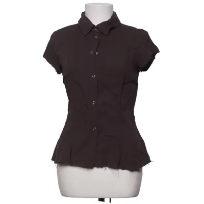 Short sleeve shirt (Brown) from Weekday Polyamide, Viscose