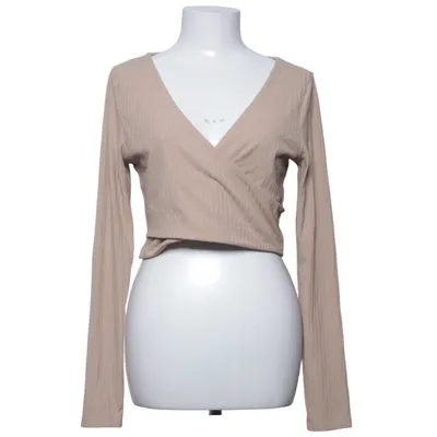 Wikkeltop (Beige) van NLY Trend Elastaan, Polyester, Viscose