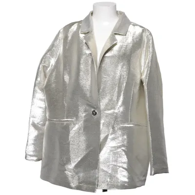 Blazer (Silver) from Never Fully Dressed Metallic fiber, Polyester, Viscose