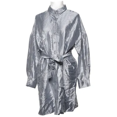 Skjortklänning (Silverfärgad) från Selected Femme Polyamid, Polyester, Viskos