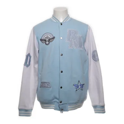 Collegejacka (Blå, Vit) från Boohoo Man Bomull, Polyester