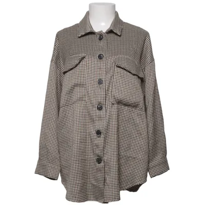 Overshirt (Beige, Bruin, Zwart) van Senes Zijde, Viscose