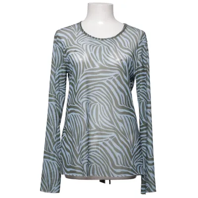 T-shirt à manches longues (Bleu, Vert) de Luxzuz Élasthane, Polyester