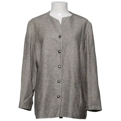 Blazer (Beige, Zwart) van Hensel & Mortensen Polyester, Viscose, Wol