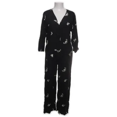Jumpsuit (Black, White) from Zara Woman Premium Collection Lyocell, Viscose