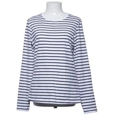 Lange mouwen shirt (Wit, Zwart) van Take Off Katoen, Elastaan