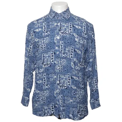 Skjorta (Blå, Vit) från POP England Viskos