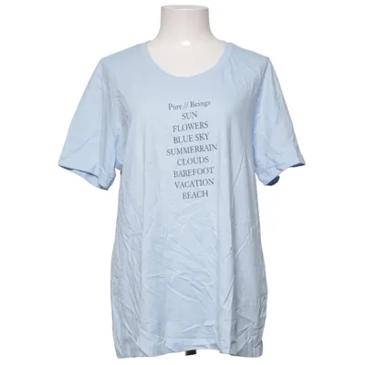 T-shirt (Blue) from Pure by Ulla Popken Organic cotton