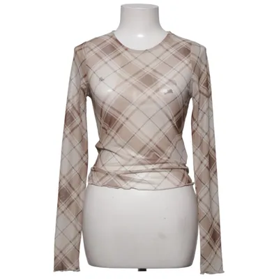 Top (Beige, Brown) from Emory Park Elastane, Polyester