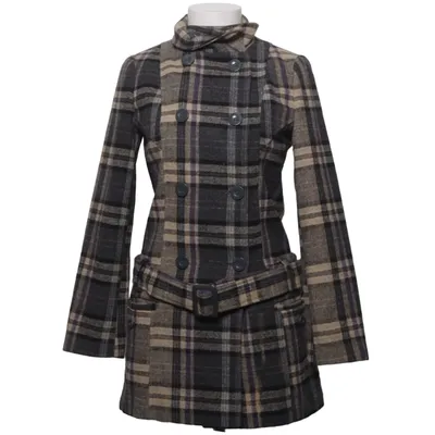 Frakke (Brun, Sort) fra F&F Akryl, Bomuld, Polyamid, Polyester, Uld