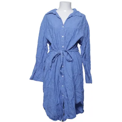 Shirt dress (Blue) from H&M Premium Quality Cotton, Linen