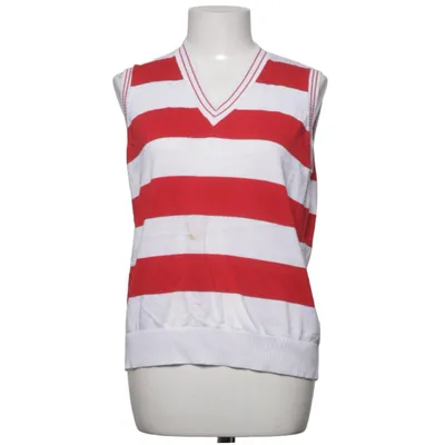 Pull sans manches (Rouge, Blanc) de Redgreen Coton