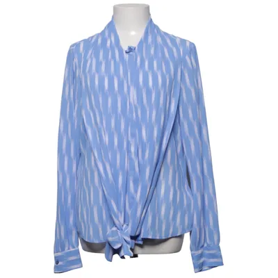 Blouse (Blue, White) from Michael Kors Polyester