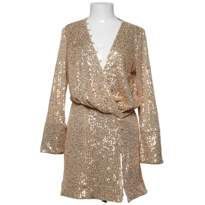 Cocktailklänning (Guldfärgad) från ASOS Design Elastan, Polyester