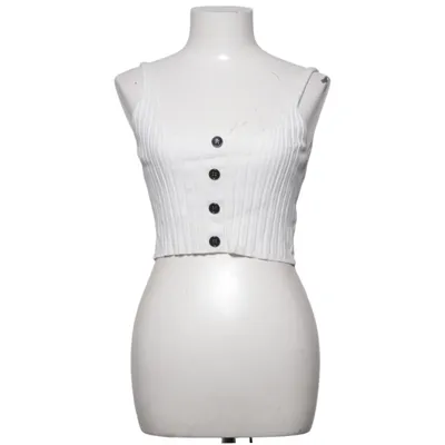 Débardeur (Blanc) de Super Down Élasthane, Polyamide, Viscose