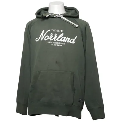 Huvtröja (Grön) från Sqrtn Company Bomull, Återvunnen polyester