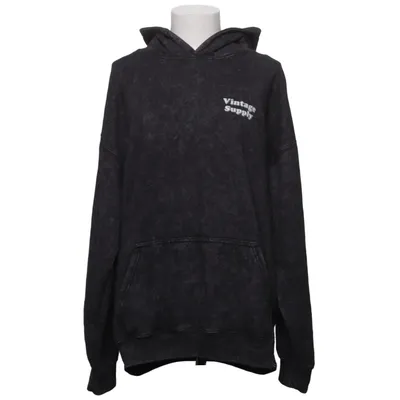 Sweat à capuche (Gris) de Vintage Supply Coton, Polyester