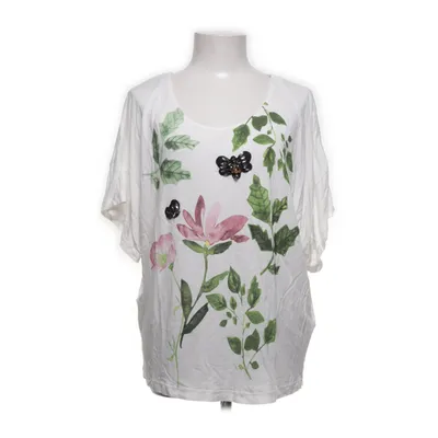 T-shirt (Hvid, Flerfarvet) fra Lindex Lyocell, Viscose