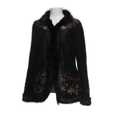 Veste en peau de mouton retournée (Noir, Multicolore) de Vericci Laine