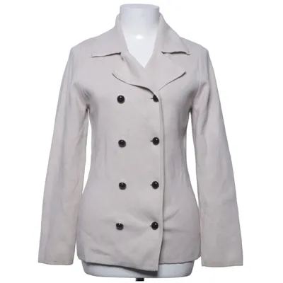 Sømandsjakke (Beige) fra H&M Modern Classic Polyamid, Polyester, Viscose