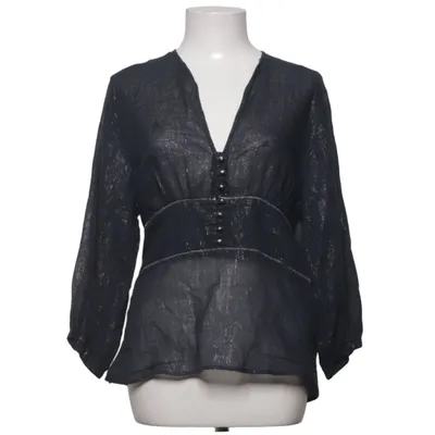 Bluse (Blau) von DAY Birger et Mikkelsen Baumwolle, Metallfaser
