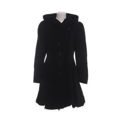 Coat (Black) from Erich Fend Wool, Polyamide, Cashmere