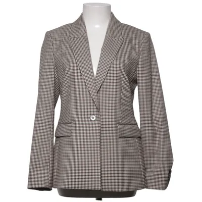 Blazer (Bruin, Wit, Zwart) van STOCKH LM Elastaan, Gerecycled polyester, Viscose