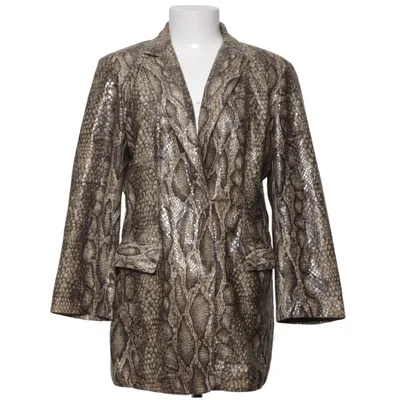 Blazer (Beige, Marron) de Bestini Élasthane, Polyester