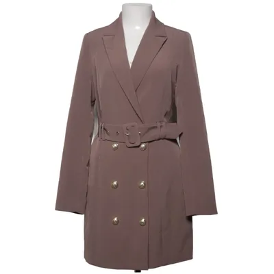 Frakke (Beige) fra Nikkie Elastan, Polyester