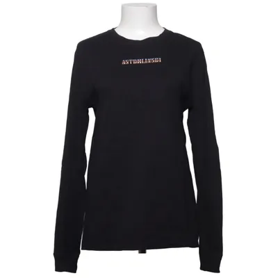 Långärmad t-shirt (Svart) från Continental Clothing Bomull