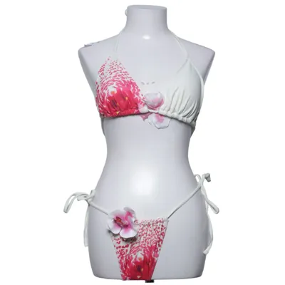 Bikini (Wit, Rood, Meerkleurig) Elastaan, Polyester