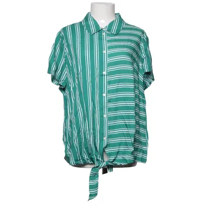 Chemise à manches courtes (Vert, Blanc) de Collection L. Viscose