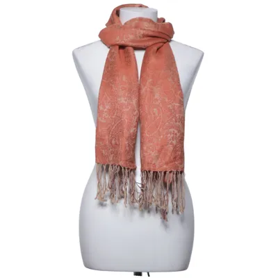 Sjaal (Oranje, Meerkleurig) van Pashmina Kasjmier, Zijde