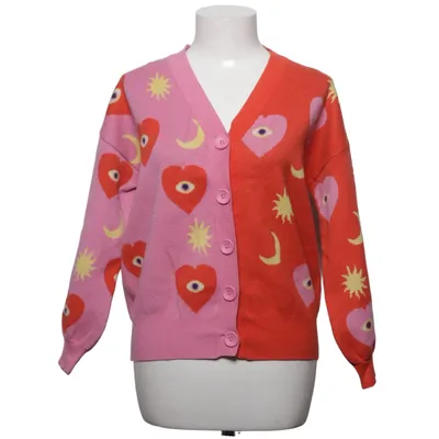 Cardigan (Rose, Rouge, Multicolore) de Never Fully Dressed Polyamide, Polyester, Viscose