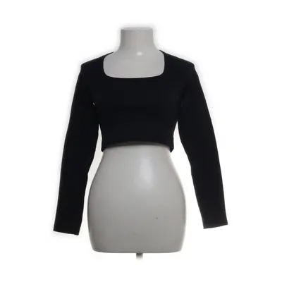 Crop top (Zwart) van Aim'n Polyamide, Elastaan