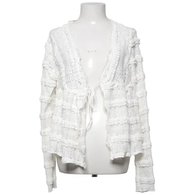 Cardigan (Blanc) de Shein Élasthane, Polyester