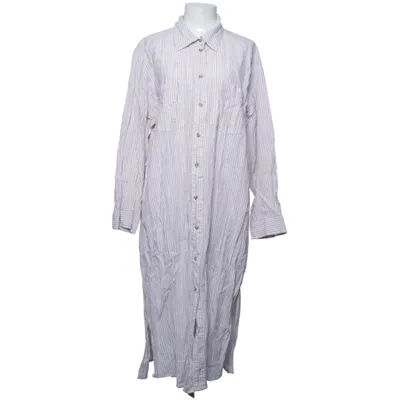 Skjortklänning (Beige, Vit) från H&M Bomull, Linne