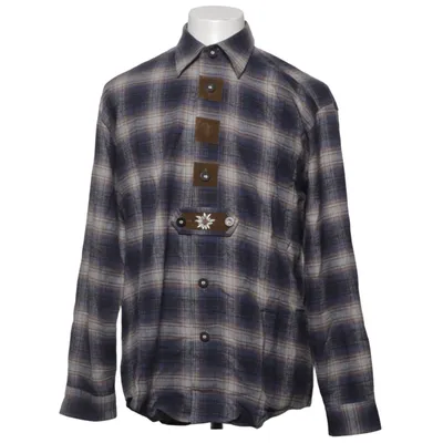 Flannel shirt (Blue, Beige) from Genius Cotton