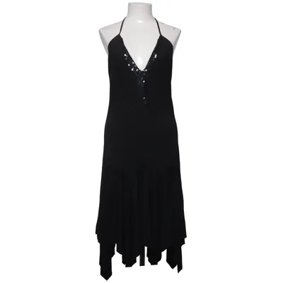 Halterneck dress (Black) from Select Elastane, Viscose