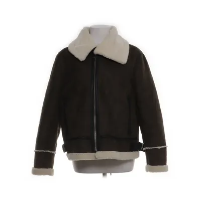 Shearlingjacka (Grön) från Bik Bok Polyester