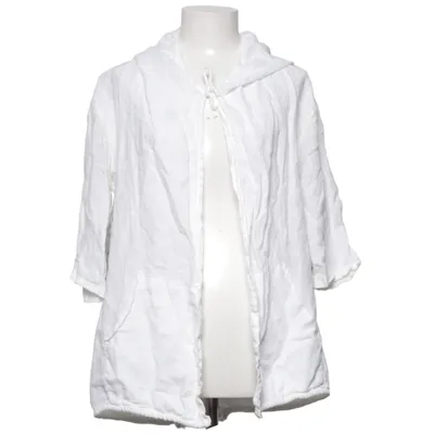 Capuchon sweater (Wit) van Pologarage Linnen