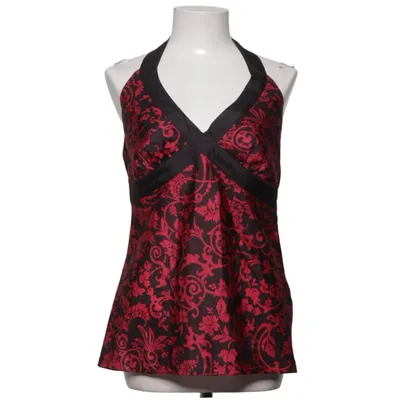Haltertop (Zwart, Roze, Meerkleurig) van Express Design Studio Zijde