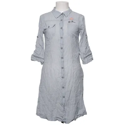 Robe chemise (Bleu, Blanc) de Only One Coton