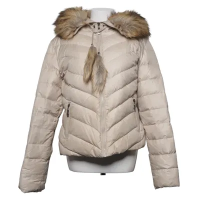 Vinterjakke (Beige) fra Hollies Stockholm Bomuld, Dun, Kunstpels, Fjer, Polyester