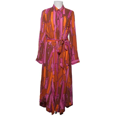 Skjortekjole (Pink, Brun, Orange) fra Emily van den Bergh Viscose