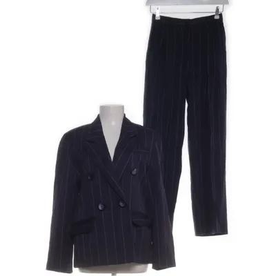 Suit (Blue, White) from Jennifer Collection Polyester, Viscose