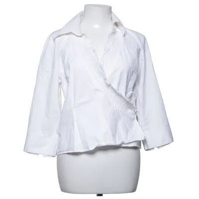 Blouse portefeuille (Blanc) de Hennes Coton, Élasthane