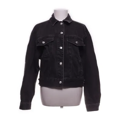 Denim jacket (Gray) from Topshop Moto Cotton