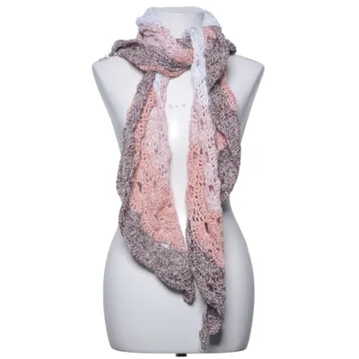 Sjaal (Roze, Grijs, Bruin) van Handmade Wol